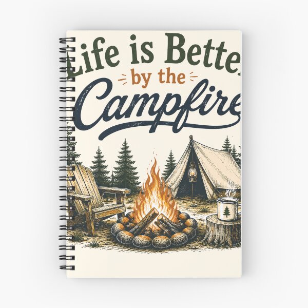 Item preview, Life Is Better By The Campfire Camping Outdoor Adventure Design designed and sold by TeeVerse27.