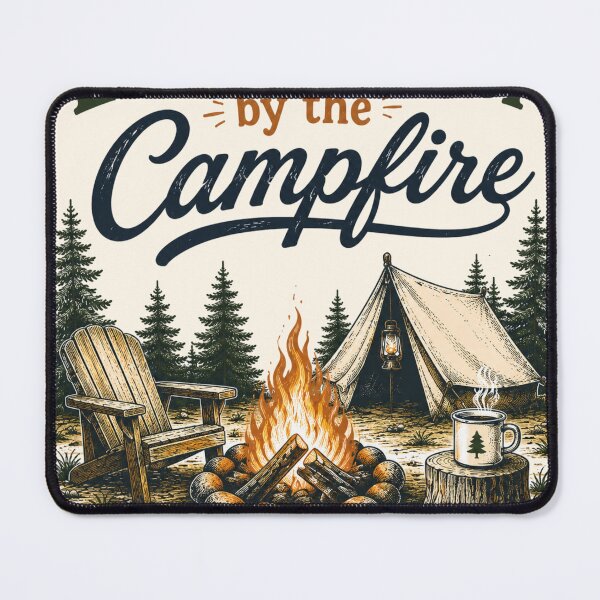 Item preview, Life Is Better By The Campfire Camping Outdoor Adventure Design designed and sold by TeeVerse27.
