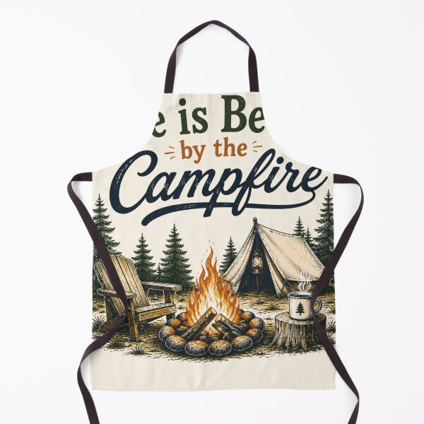 Item preview, Life Is Better By The Campfire Camping Outdoor Adventure Design designed and sold by TeeVerse27.