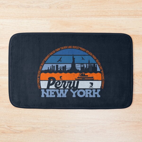 Item preview, Perry New York Sunset Retro Vintage Local Pride Logo designed and sold by CRHPOD20.