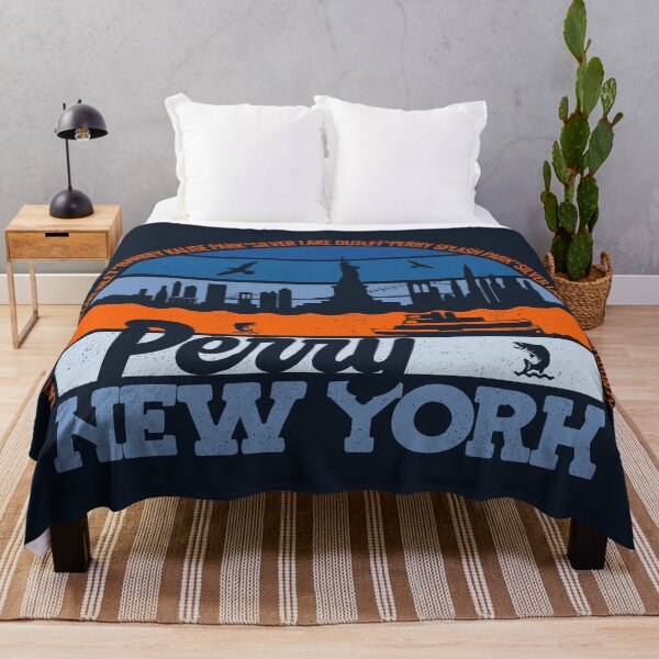 Item preview, Perry New York Sunset Retro Vintage Local Pride Logo designed and sold by CRHPOD20.