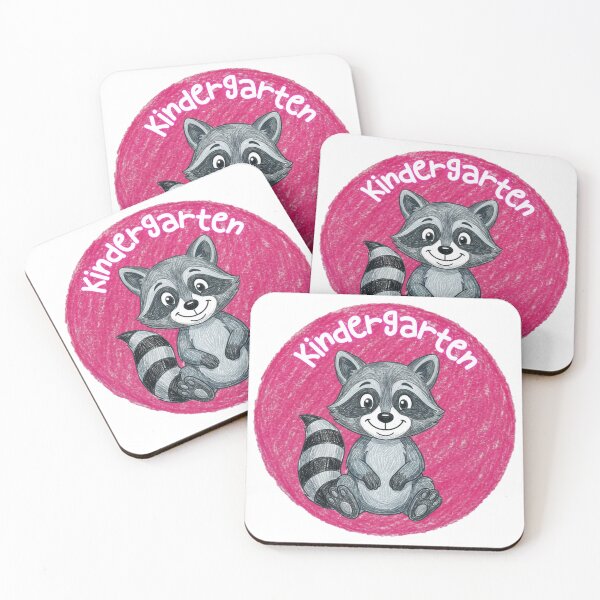 Item preview, Kindergarten Raccoon Cute Woodland Animal Back to School Teacher Student Cartoon Gift designed and sold by MaxMeadowsTees.