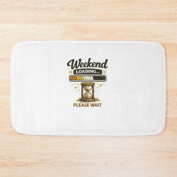Item preview, Weekend Loading Please Wait | Funny Retro Work Quote designed and sold by ✨ Daily Vibe Studio ✨.