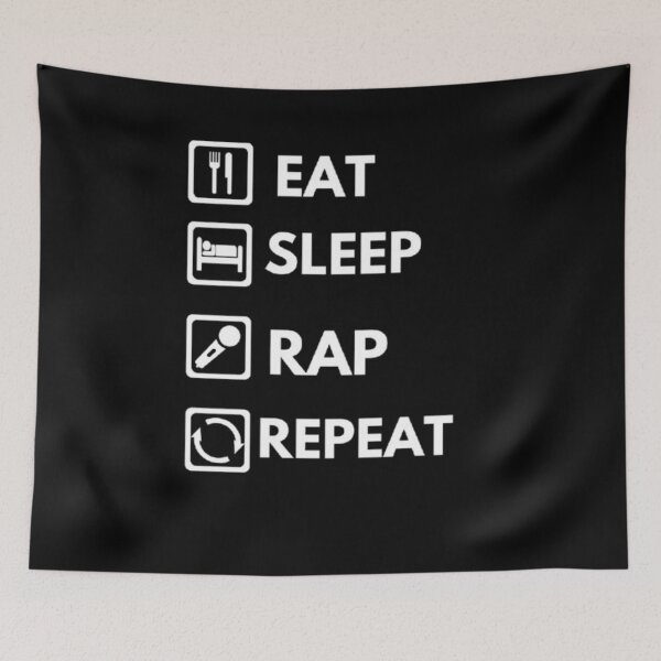 Item preview, Eat sleep RAP repeat essential design. designed and sold by JonHenr.
