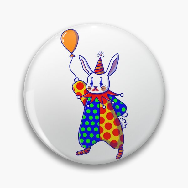 Item preview, Clowning Around Bunny designed and sold by FunkyGooseCo.