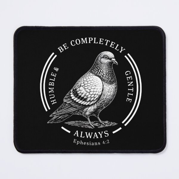 Item preview, Humble and Gentle Pigeon Scripture Design designed and sold by azule1.