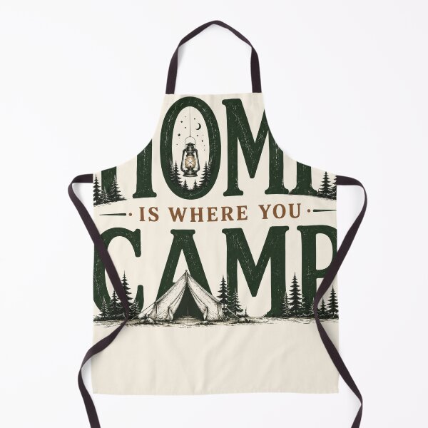 Item preview, Home Is Where You Camp Camping Outdoor Adventure Design designed and sold by TeeVerse27.