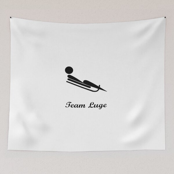 Item preview, ZPS Team Luge Black Silhouette designed and sold by ZaryaParx.