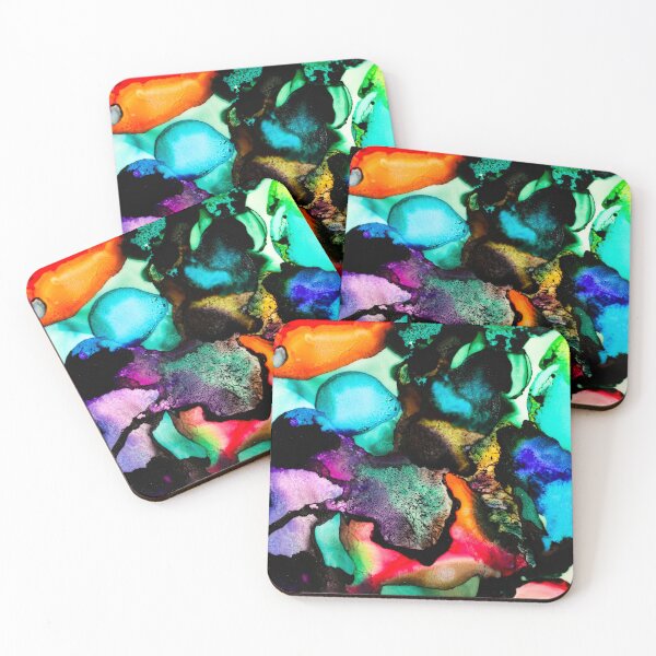 Item preview, Vibrant Bloom – Alcohol Ink Abstract Color Explosion designed and sold by BuckaBaby.