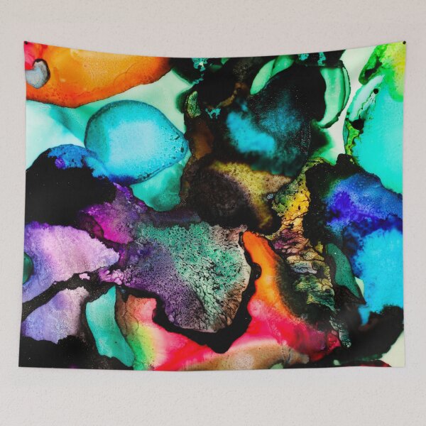 Item preview, Vibrant Bloom – Alcohol Ink Abstract Color Explosion designed and sold by BuckaBaby.