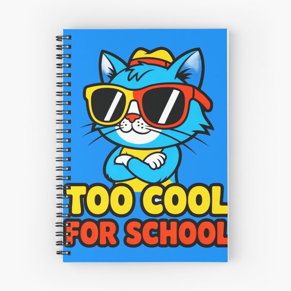 Item preview, Funny Cat Too Cool For School designed and sold by SteezeeStore.