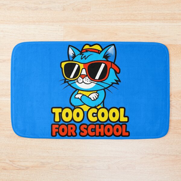 Item preview, Funny Cat Too Cool For School designed and sold by SteezeeStore.