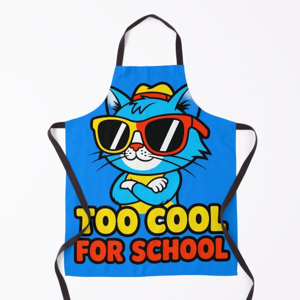 Item preview, Funny Cat Too Cool For School designed and sold by SteezeeStore.