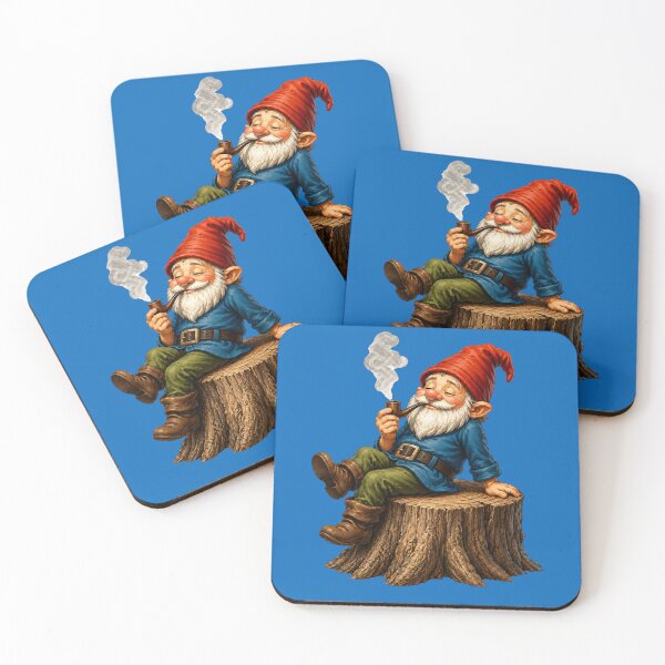 Item preview, Taking a Break – Relaxing Garden Gnome with Pipe designed and sold by Alpine-Ink.