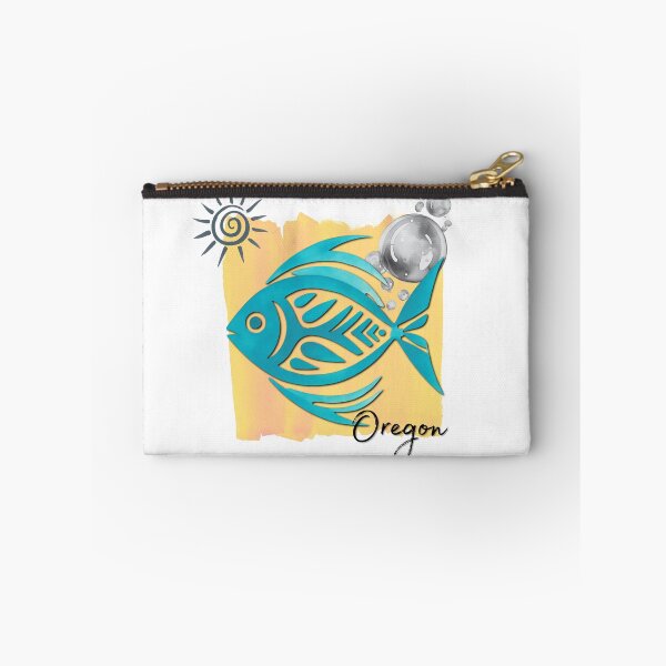 Item preview, Oregon Tropical Fish Watercolor Beach Design designed and sold by DonnaRaine.