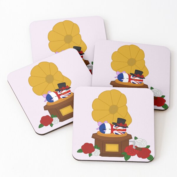 Item preview, countryballs uk x france designed and sold by EveryCuteThings.