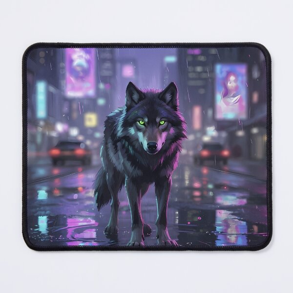 Item preview, Cyberpunk Wolf designed and sold by RkskArt.