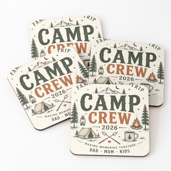 Item preview, Family Camping Trip Camp Crew Outdoor Adventure Design designed and sold by TeeVerse27.