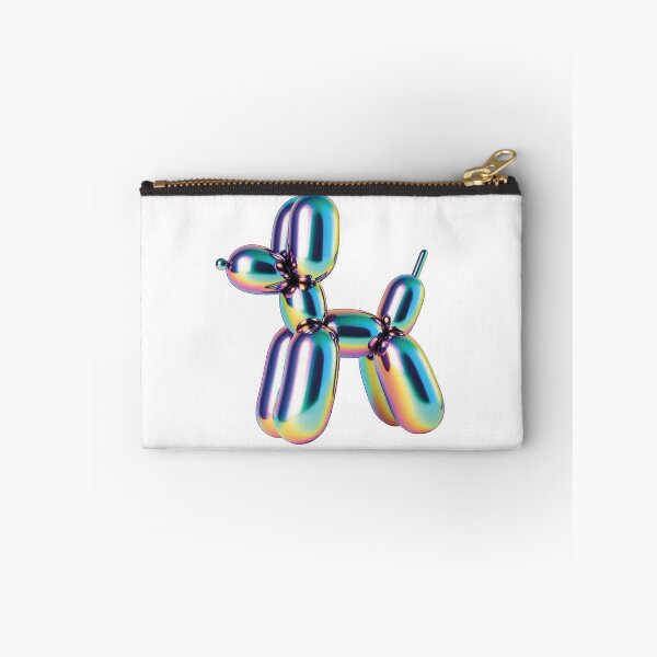 Item preview, Colorful Balloon Dog Pop Art: Aesthetic Balloon Animal Silhouette and Modern Sculptures Fan Art designed and sold by benja-08.