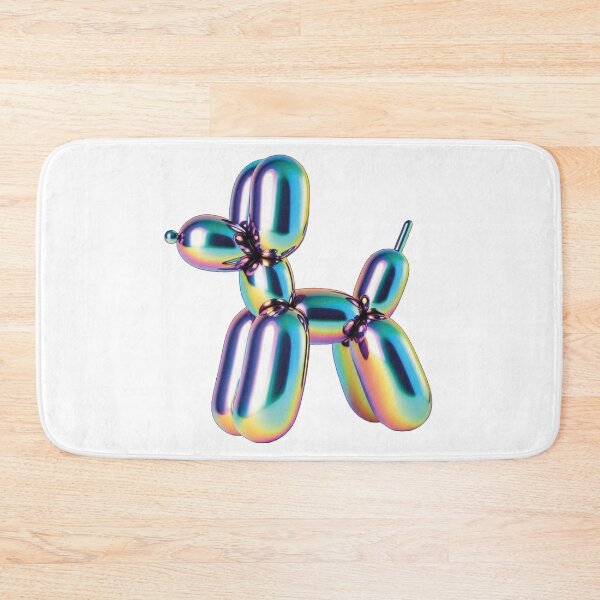 Item preview, Colorful Balloon Dog Pop Art: Aesthetic Balloon Animal Silhouette and Modern Sculptures Fan Art designed and sold by benja-08.