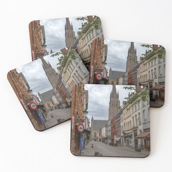 Item preview, Bruges, Belgium - Cityscape on Katelijnestraat with Tower View designed and sold by jrtwynam.