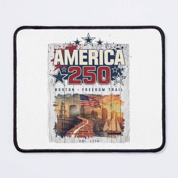 Item preview, America 250 Boston Freedom Trail T-Shirt | Patriotic 1776-2026 Semiquincentennial Skyline Tee v2 designed and sold by DarylWelsh2024.