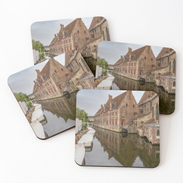 Item preview, Bruges, Belgium - Museum Sint-Janshospitaal Reflected in Canal designed and sold by jrtwynam.