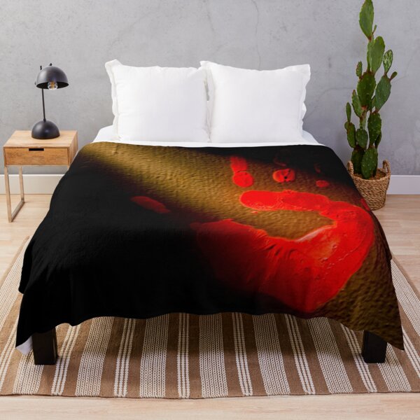 Item preview, Haunting Bloody Red Paint Hand Print designed and sold by Hena Tayeb.