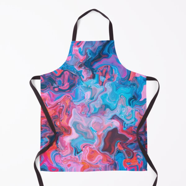 Item preview, Electric Tide – Pink and Blue Fluid Abstract Painting designed and sold by BuckaBaby.