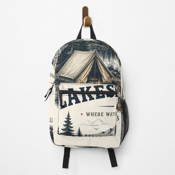 Item preview, Lakeside Camp Camping Lake Outdoor Adventure Design designed and sold by TeeVerse27.