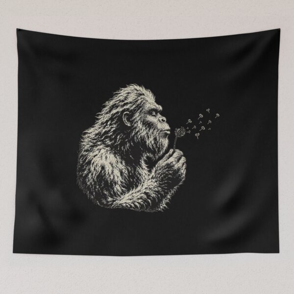 Item preview, Sasquatch Blowing Dandelion  designed and sold by Gbriel3.
