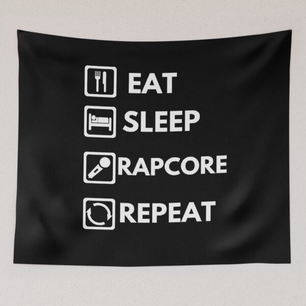 Item preview, Eat sleep RAPCORE essential design. designed and sold by JonHenr.