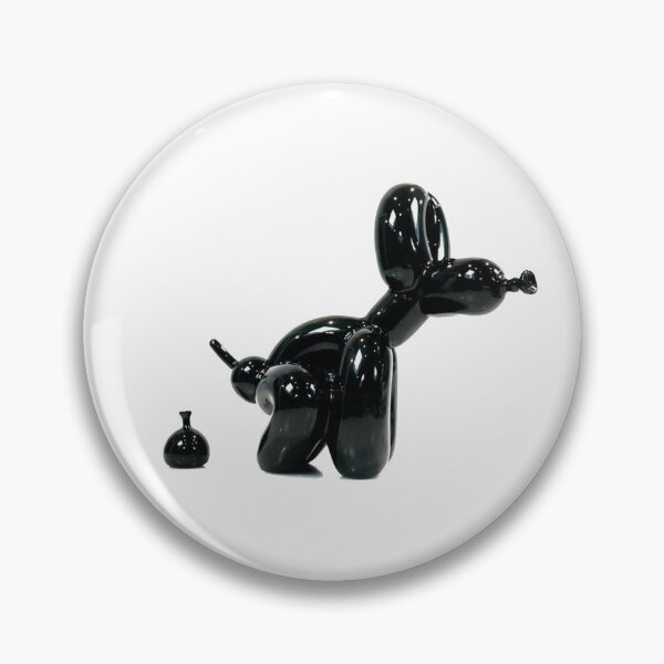 Item preview, Colorful Balloon Dog Pop Art: Aesthetic Balloon Animal Silhouette and Modern Sculptures Fan Art designed and sold by benja-08.