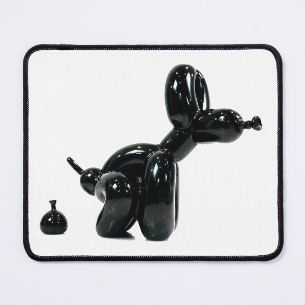 Item preview, Colorful Balloon Dog Pop Art: Aesthetic Balloon Animal Silhouette and Modern Sculptures Fan Art designed and sold by benja-08.
