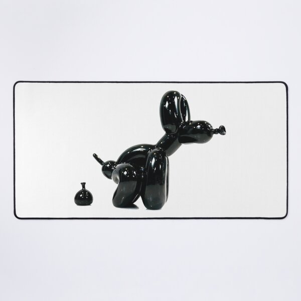 Item preview, Colorful Balloon Dog Pop Art: Aesthetic Balloon Animal Silhouette and Modern Sculptures Fan Art designed and sold by benja-08.