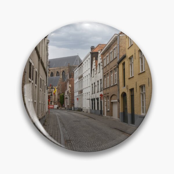 Item preview, Bruges, Belgium - Quiet Heilige-Geeststraat Cityscape designed and sold by jrtwynam.