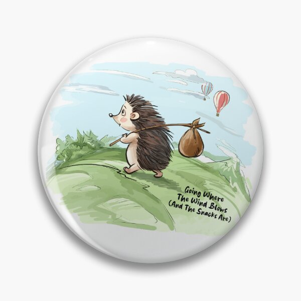 Item preview, The Traveling Hedgehog designed and sold by FreakToons.
