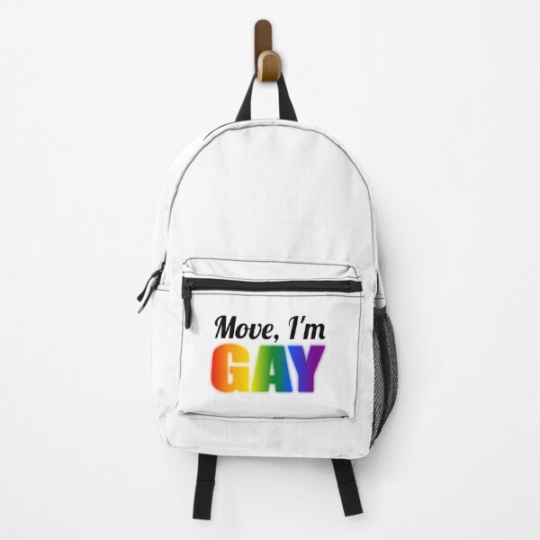 Aperçu de l'œuvre Bouge, je suis gay créée et vendue par BUBBLDesigns.