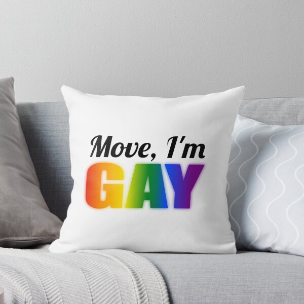 Aperçu de l'œuvre Bouge, je suis gay créée et vendue par BUBBLDesigns.