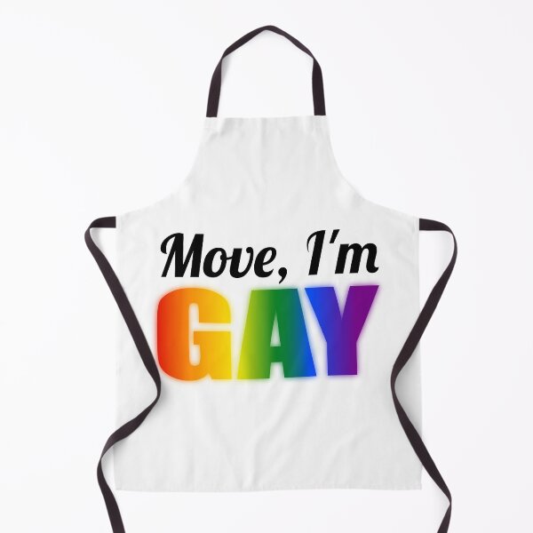 Aperçu de l'œuvre Bouge, je suis gay créée et vendue par BUBBLDesigns.
