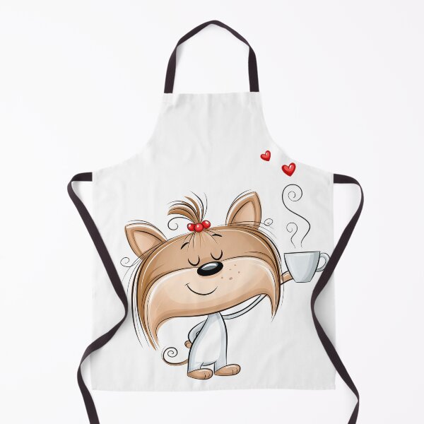 Item preview, Cartoon cute dog in clothes with a cup designed and sold by TanyaLovus.