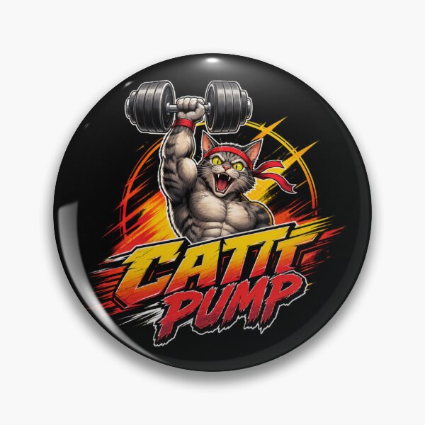 Item preview, Pawmp It Up Funny Gym Cat – Weightlifting Cat Lover Design, Funny Workout Gift designed and sold by AYACHI90.