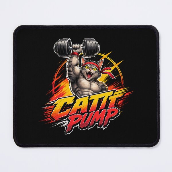 Item preview, Pawmp It Up Funny Gym Cat – Weightlifting Cat Lover Design, Funny Workout Gift designed and sold by AYACHI90.
