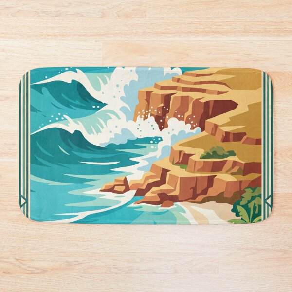 Item preview, Nusa Dua Indonesia Vintage Travel Poster – Bali Beach Retro Art designed and sold by Bomax121.