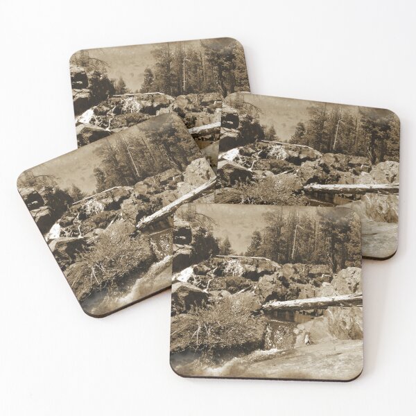 Item preview, Forest Waterfall in Sepia designed and sold by Robert Ball.