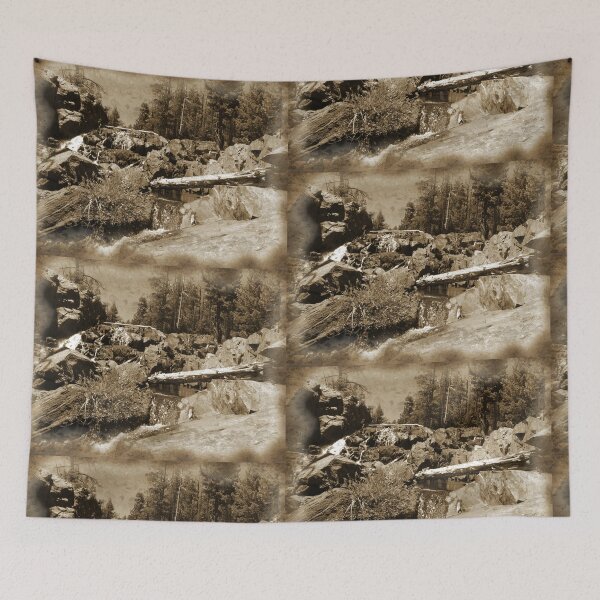 Item preview, Forest Waterfall in Sepia designed and sold by Robert Ball.
