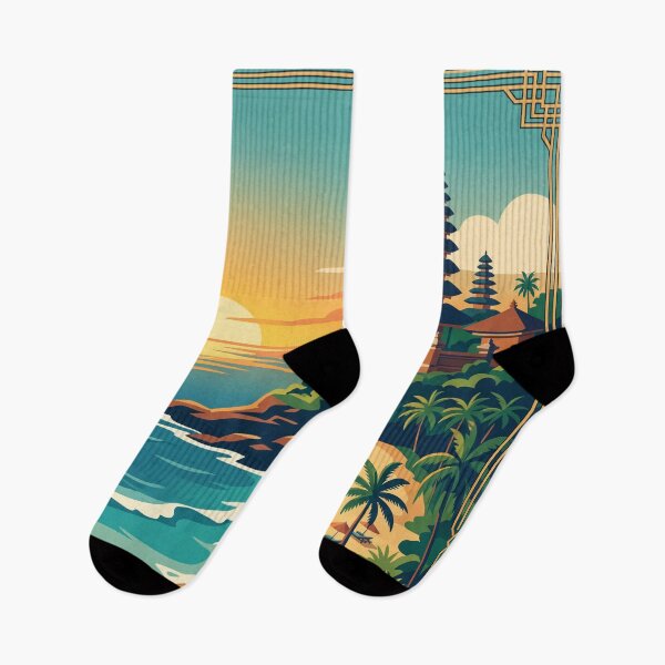 Item preview, Seminyak Indonesia Vintage Travel Poster – Bali Beach Sunset Retro Art designed and sold by Bomax121.