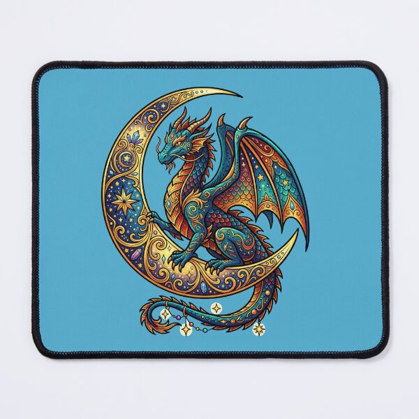Item preview, Dragon on the Moon designed and sold by TabbyCatXIII.