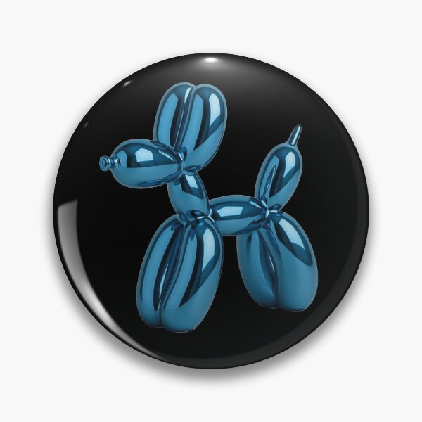 Item preview, Colorful Balloon Dog Pop Art: Aesthetic Balloon Animal Silhouette and Modern Sculptures Fan Art designed and sold by benja-08.