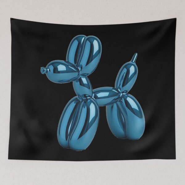 Item preview, Colorful Balloon Dog Pop Art: Aesthetic Balloon Animal Silhouette and Modern Sculptures Fan Art designed and sold by benja-08.